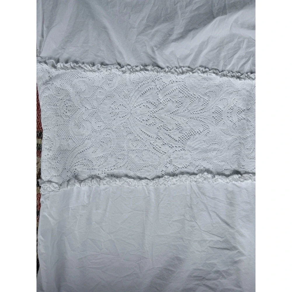 Simply Shabby Chic White‎ King Duvet Ruffle Cottage Core